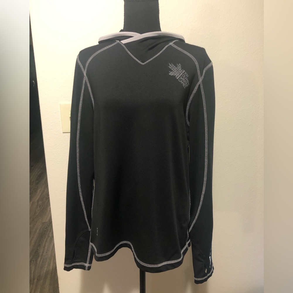 Whistler Vancouver Olympics Black Hooded Pullover.  Long sleeve.  Winter Olympic
